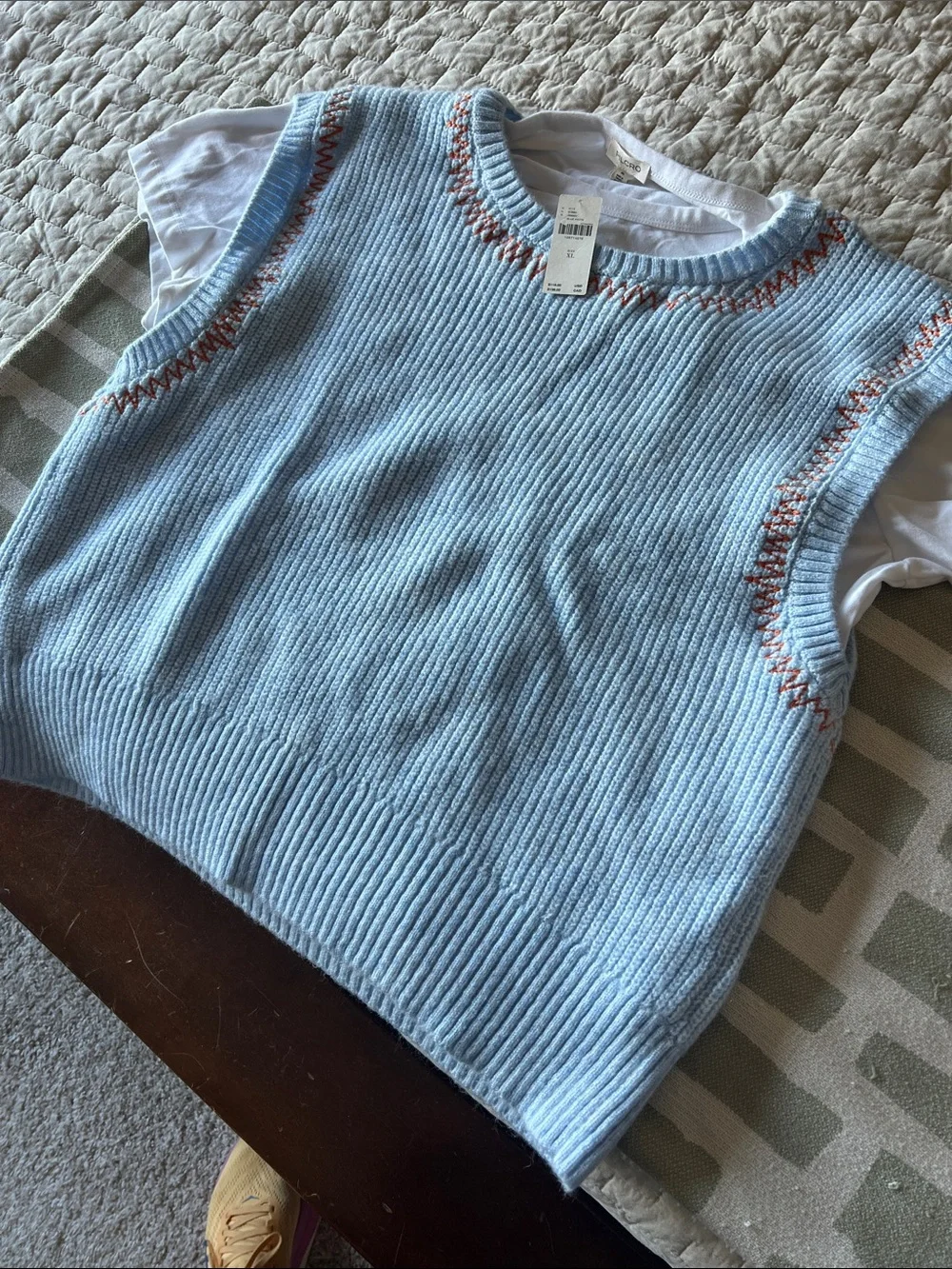 NWOT - Anthropologie Pilcro Twofer Zig-Zag Sweater Vest